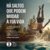 Divulga&ccedil;&atilde;o da campanha "H&aacute; saltos que podem mudar a tua vida!