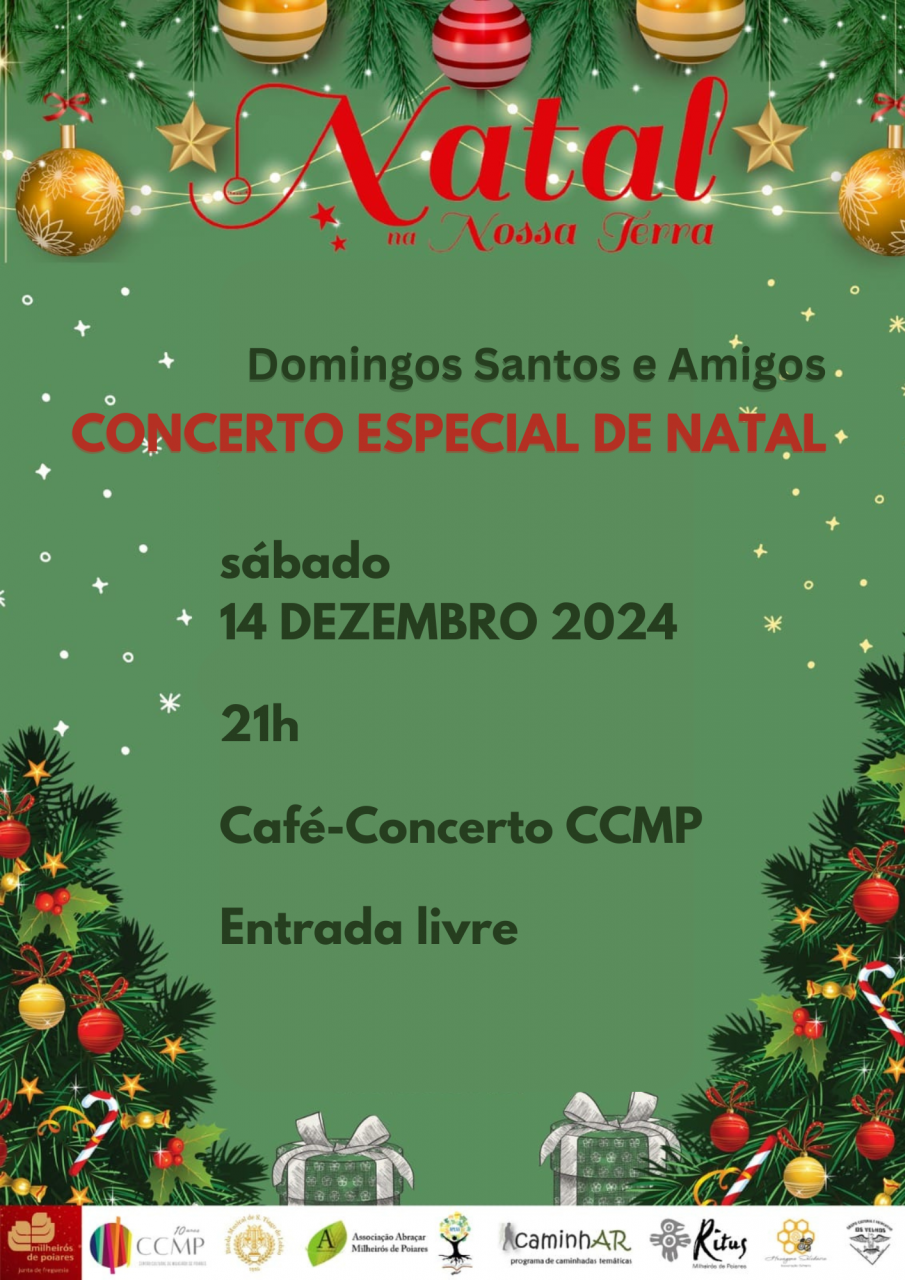 Concerto Especial de Natal - 14 de Dezembro 2024 pelas 21:00h