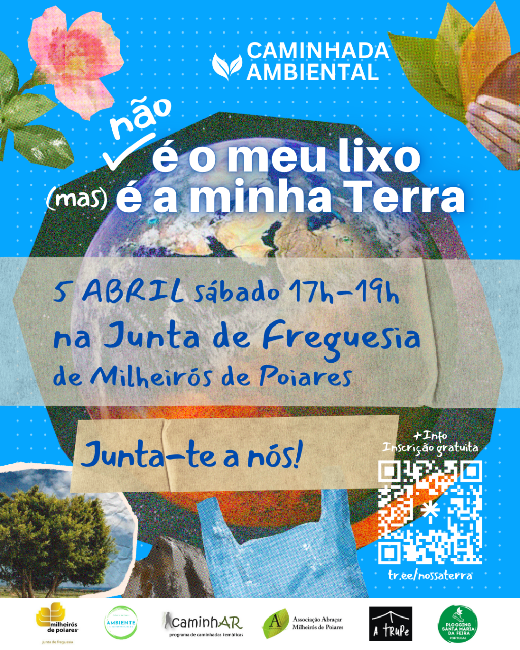 Caminhada Ambiental Nossa Terra, de 5 de abril de 2025 pelas 17h00