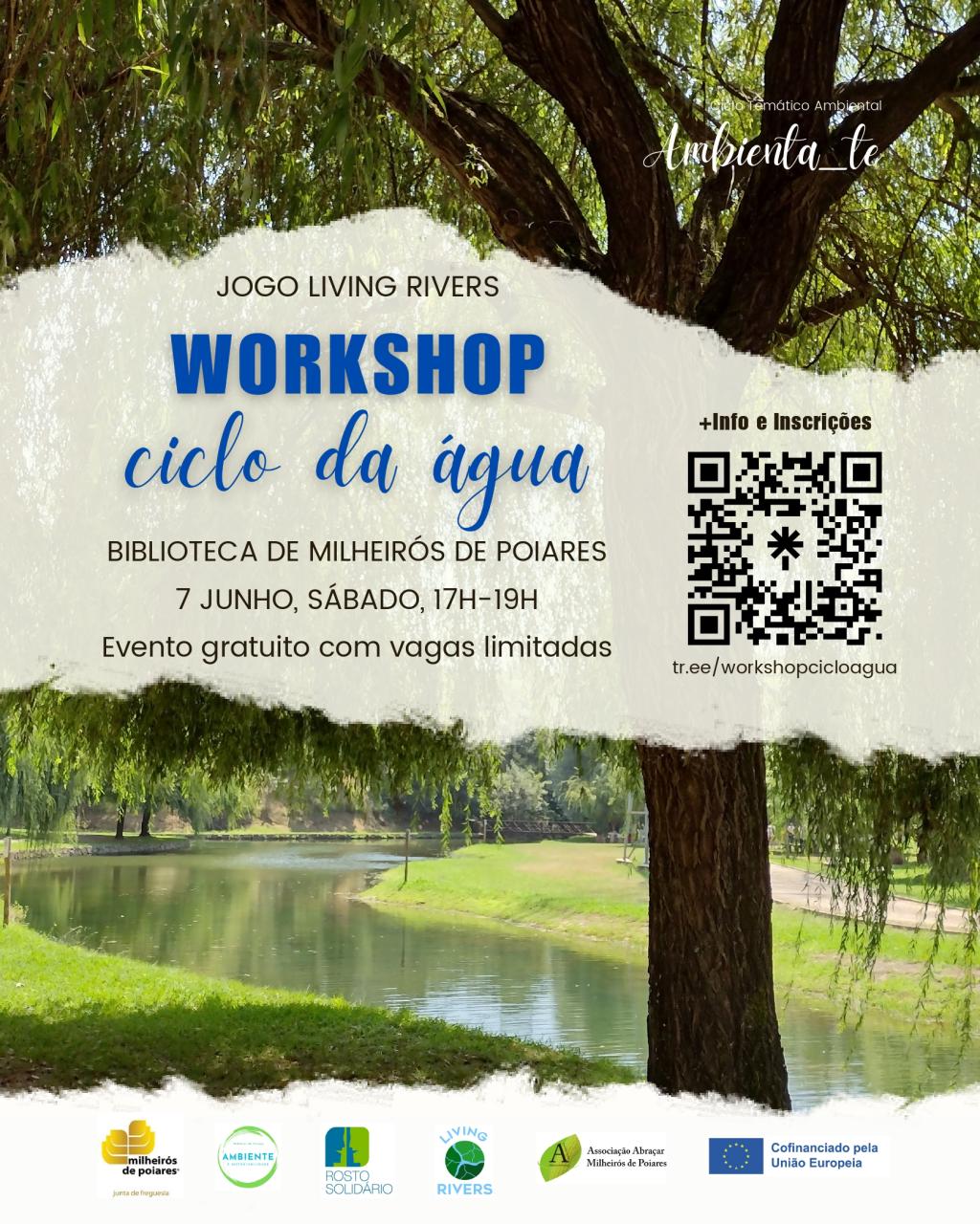 Workshop Ciclo Água - Evento gratuito, não faltes!