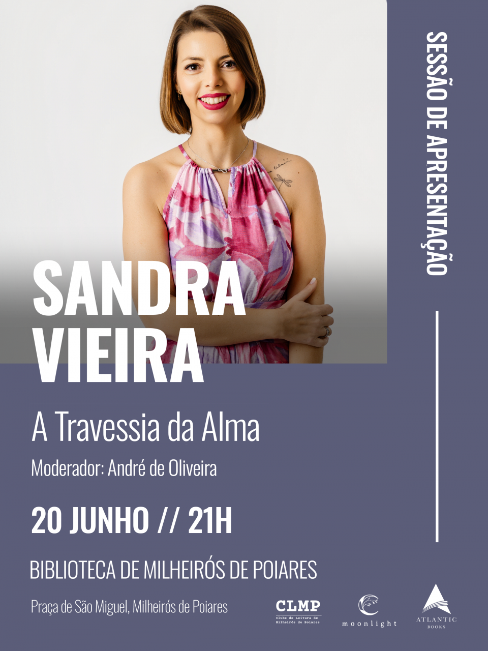 Apresenta&ccedil;&atilde;o de livro - "A Travessia da Alma" - Polo da Biblioteca de Milheir&oacute;s de Poiares