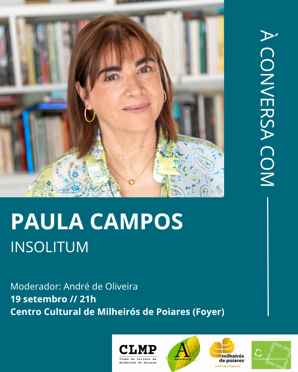 Sess&atilde;o de apresenta&ccedil;&atilde;o da obra Insolitum, da autoria de Paula Campos - Promovido pelo Clube de Leitura de Milheir&oacute;s de Poiares