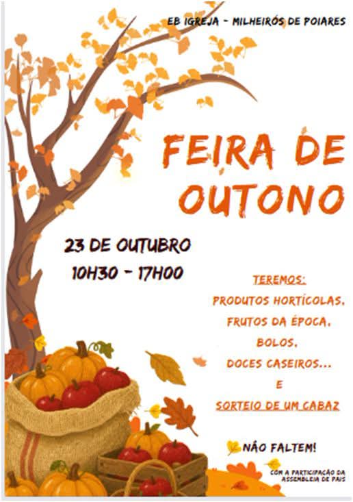 Feira de Outono - Escola B&aacute;sica n.&ordm; 1 Igreja - Milheir&oacute;s de Poiares