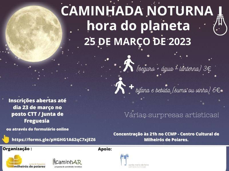 Caminhada Noturna - Hora do Planeta - 21:00h CCMP