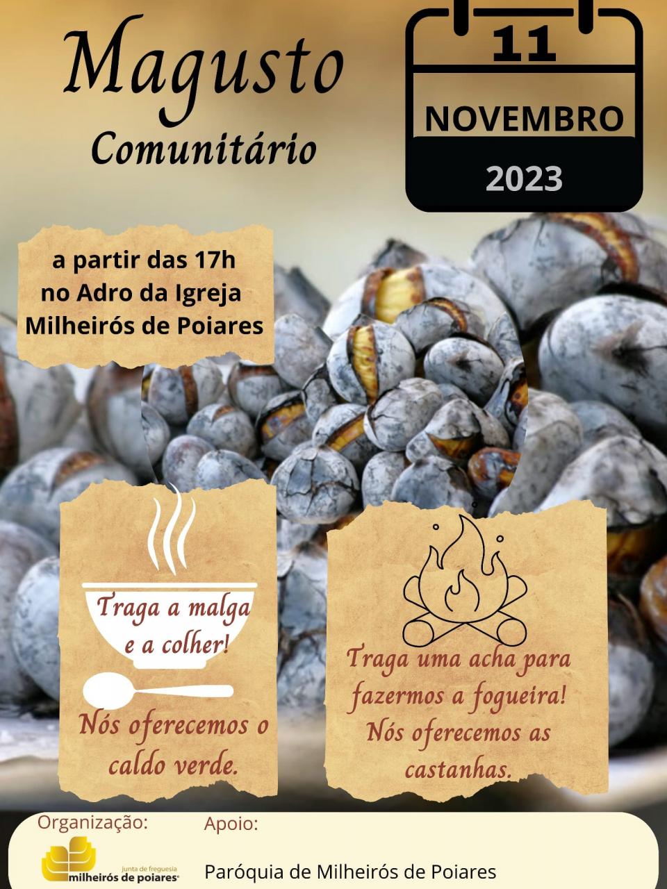 "MAGUSTO COMUNITÁRIO" 2023 - 17:00H