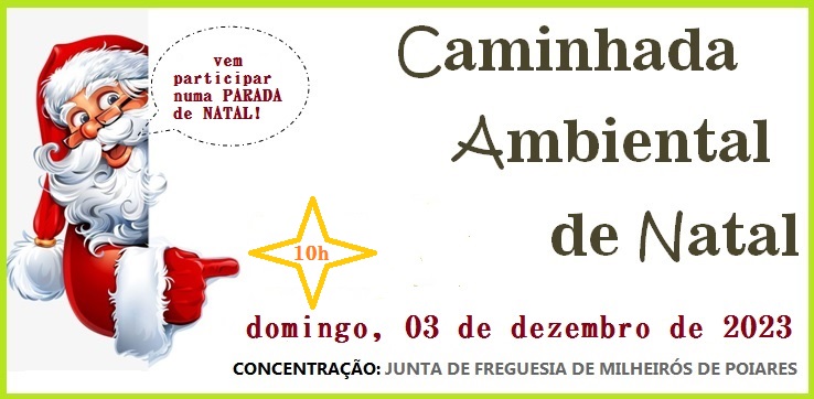 Caminhada Ambiental de Natal - 03/12/2023 - pelas 10:00h