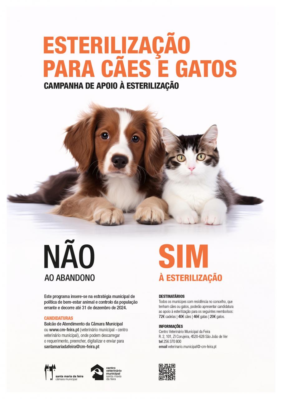 Campanha de Apoio à Esterilização: NÃO ao Abandono, SIM à Esterilização!