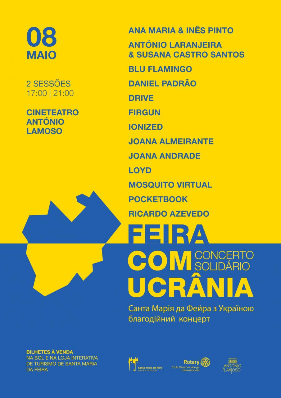 Concerto Solidário | Feira com Ucrânia - 8maio